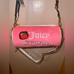 Pink Juicy Couture crossbody purse / handbag.